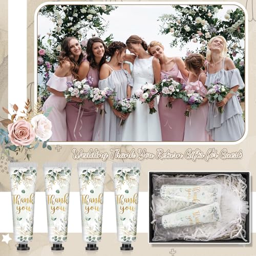 48 Sets Baby Shower Hand Cream Bulk Thank You Baby Shower Favors Bridal Thank You Hand Cream for Guests Travel Size Lotion with Organza Bags