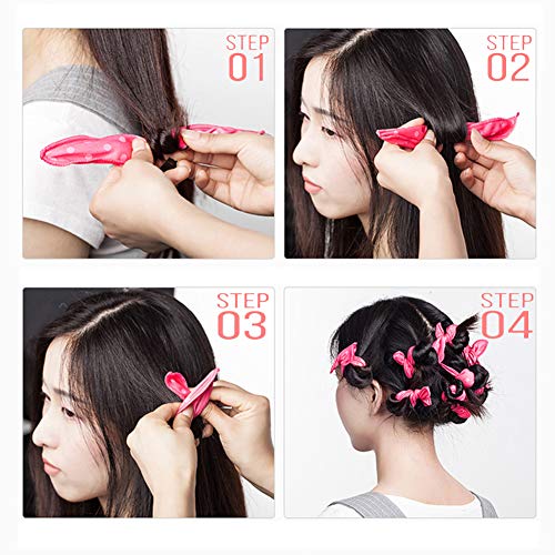 40Pcs Soft Curlers To Sleep In Overnight Hair Rolllers Curlers For Long Hair Pillow Sponge Rollers For Curly Hairstyle