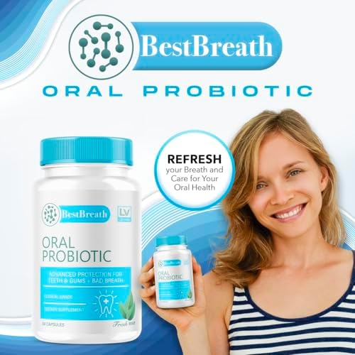 1 Pack - Best Breath - Best Breath Oral Probiotic, Best Breath Probiotic, Best Breath Pills, BestBreath, Best Breathe 30 Capsules For 1 Month, Best Breath Oral Probiotics For Mounth Bad Breath.