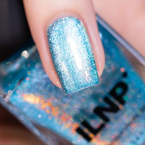 ILNP Flashing Lights - Vivid Teal Magnetic Shimmer Nail Polish