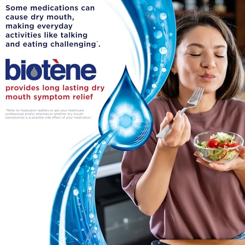 Biotene Oral Rinse Mouthwash for Dry Mouth, Breath Freshener and Dry Mouth Treatment, Fresh Mint - 2x33.8 fl oz