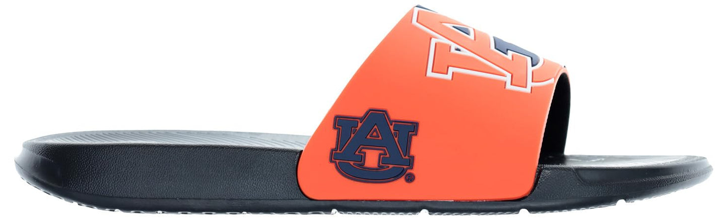 FOCO Men's NCAA Big Logo Raised Slide, Auburn Tigers, Large