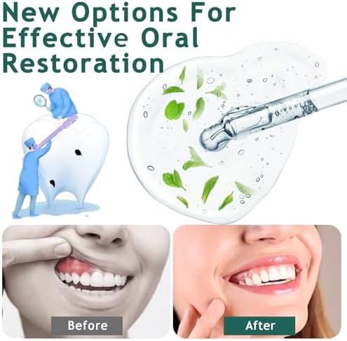Gum Restore Drops for Receding Gums, Fast-Acting Gum Treatment, Soothes Gums & Promotes Regrowth, Reduce Dry Mouth and Bad Breath