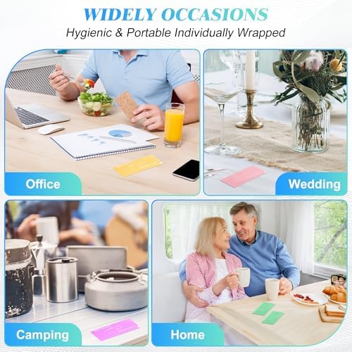 Individually Wrapped Floss Picks, Multi-Color Oral Care Flossers for Adults with Handy Case, Mini Disposable Dental Floss Singles Bag for Travel, Hotel, Restaurant, Office, Car, Wedding - 2Case