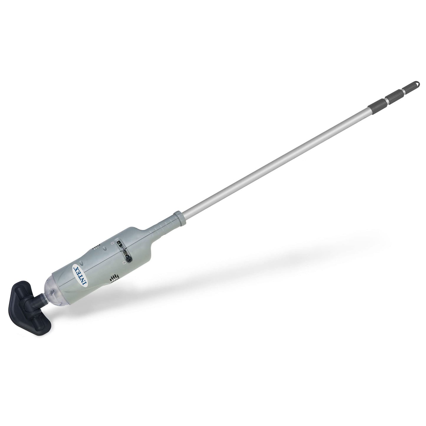 Intex Handheld Pool Vacuum Cleaner Rechargeable 94 Inch Telescoping Shaft and 2 Interchangeable Brush Heads for Above Ground Swimming Pool and Spa