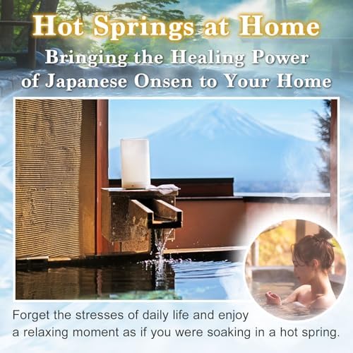 Japanese Hot Spring Bath Salt Onsen Thick Creamy Texture, Powder 600g (15 Baths) (Japanese Cypress)