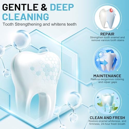 Hydroxyapatite Toothpaste for Advanced Enamel Protection, Fluoride-Free Nano Hydroxyapatite Toothpaste, Gentle and Effective Formula, Fresh Breath, Suitable for Sensitive Teeth 2 Pack
