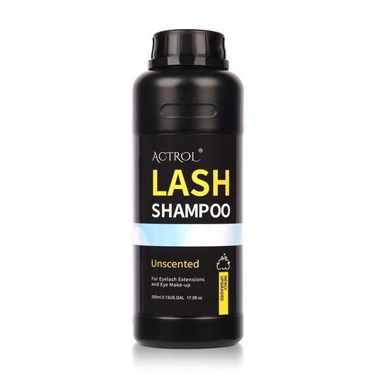 ACTROL Lash Shampoo 500ml Eyelash Cleanser Unscented Foam for Lash Wash and Salon or Home Care