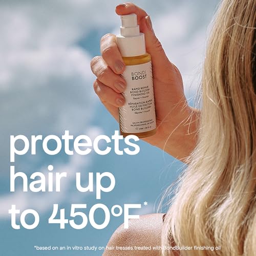 BONDIBOOST Rapid Repair Bond Builder + Finishing Oil [1.86 fl oz], Hair Oil for Damaged Hair, Strengthening & Nourishing Formula for Smoother + Healthier + Shinier Results