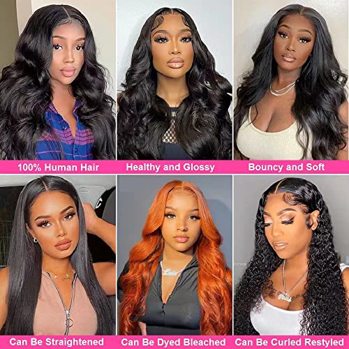 10A Brazilian Body Wave Bundles 20 22 24 Inch Human Hair Bundles 100% Unprocessed Virgin Hair Body Wave 3 Weave Bundles Deals Human Hair 1B Natural Black