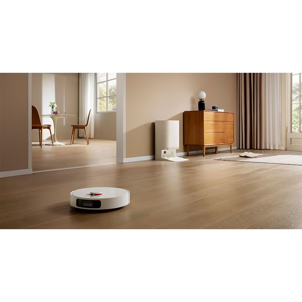Xiaomi Robot Vacuum X20+, Auto self Cleaning, Self Emptying, Air Drying, Obstacle Avoidance, Advanced LDS Laser Navigation, Auto Lifting mop Pads, Dual Rotating mop Pads, 6000Pa Powerful Suction