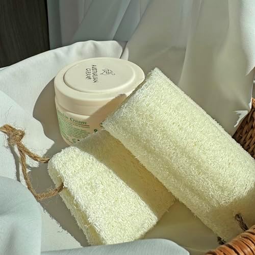 4" Natural Loofah Exfoliating Body Sponge Scrubber for Skin Care in Bath Spa Shower Pack of 24