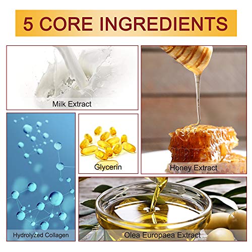 Hand Mask, 5 Pairs Hand Moisturizing Gloves Repairing Hand Mask for Extra Dry Skin Spa Masks, Exfoliating Hand Peeling Mask, Repair Rough Skin for Men & Women