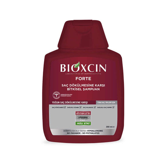 BIOXCIN Herbal Care Shampoo - Bioxcin Forte Herbal Shampoo For Intensive Hair Loss, Red