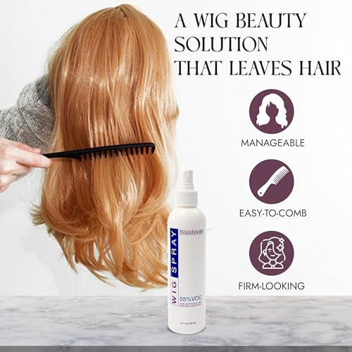 Brandywine Non-Aerosol Wig Spray for Synthetic and Natural Hair Wigs (1 Pack)