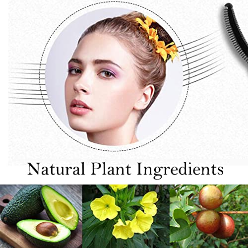 BestLand 2 Pcs Hair Finishing Stick, Hair Mascara Flyaway Hair Tamer Stick, Refreshing Not Greasy Feel Shaping Gel, Wax Fixer for Bangs, Edges, Frizz and Baby Hairs Control, Slick Back Hair Product