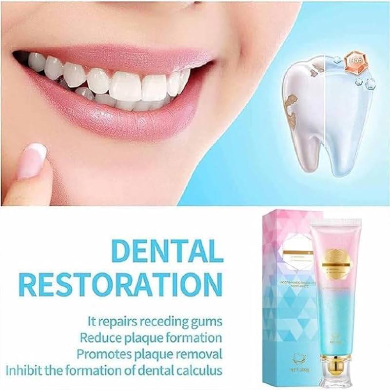 2Pcs Radiant Bright White Toothpaste, Niacinamide Whitening Toothpaste- for Healthier, Body Whiter Teeth, Whitening ToothpasteBright, Get rid of fire 2pcs