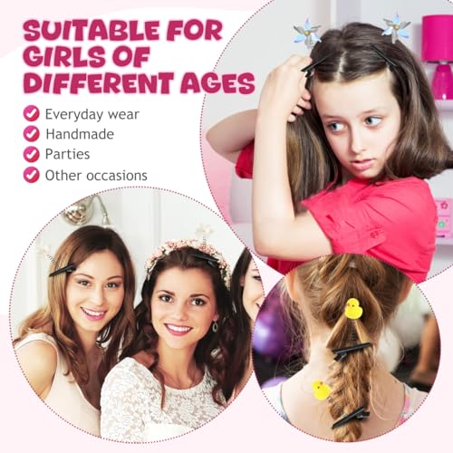 100pcs Metal Duck Bill Hair Clips DIY Hairpins Barrettes for Hair Styling School Home Party Christmas DIY Accessories Hairpins