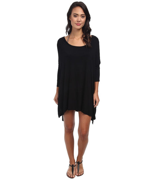 Body Glove Women's Brynn Cover Up Dress, Black, X-Small/Small