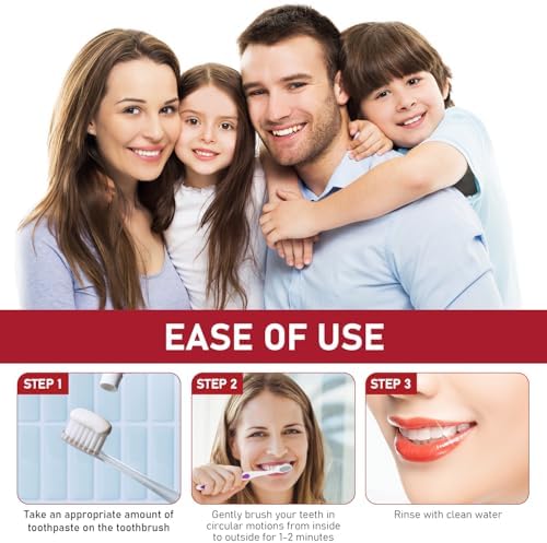 2pcs Sp-8 Probiotics Whitening Toothpaste Upgraded, New Version Fluoride-Free & Probiotic-Infused Formula, Ultra Fresh Mint for Deep Cleaning, Gum Care & Lasting Breath Fresh