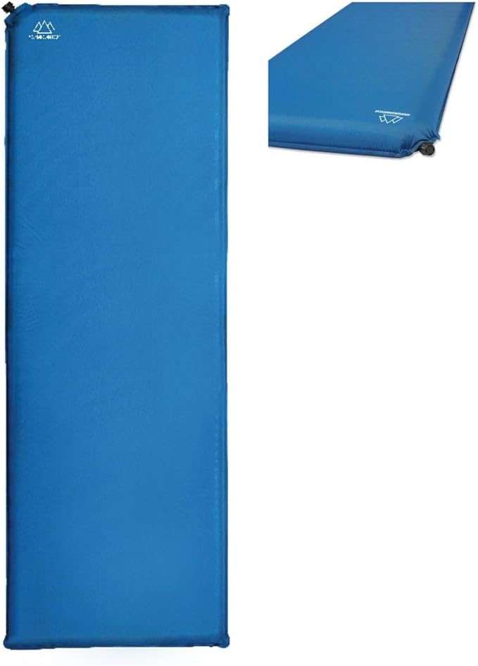 Self-Inflating Camp Pad - 2.5 Inches Thick (Air Mattress Camping Accessory Made by Caddis Sports, Inc.)