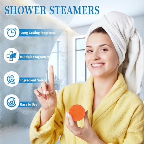 18-Pack Shower Steamers Aromatherapy, Shower Bath Bombs with Individually Wrapped, Variety Shower Tablets, Mothers Day Presents for Mom, Birthday Presents for Women