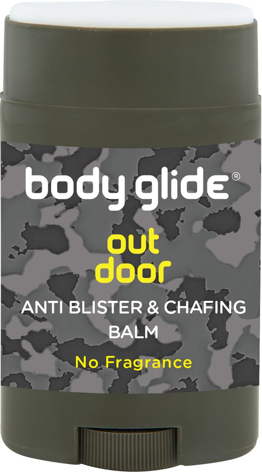 Body Glide Outdoor Anti Chafe Balm 1.5Oz: Fragrance Free Anti Chafing Stick Trusted In Basic Training, Endurance Sports & Everyd
