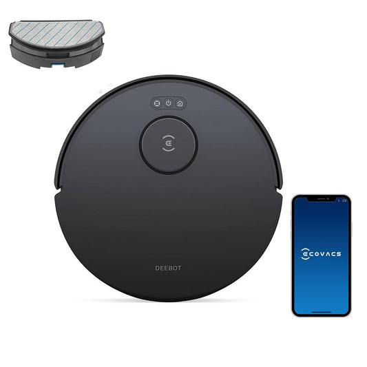 ECOVACS DEEBOT N20 Robot Vacuum Cleaner and Mop,8000Pa Strong Suction, ZeroTangle Brush, 300 Minutes Runtime,TrueMapping Intelligent Path Planning