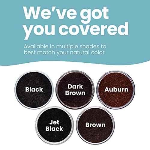 Hair Illusion Combo Kit - Hold Spray, 38g Hair Fiber Bottle, Applicator & Hairline Optimizer (Black)