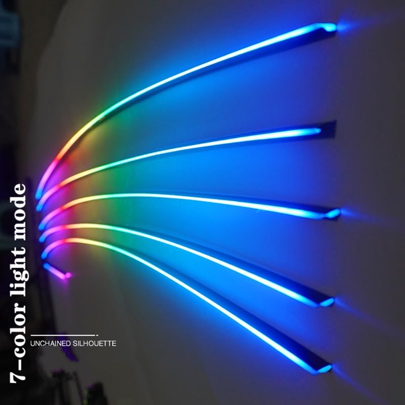 18 in 1 Symphony car Ambient Lights RGB car Interior Acrylic Light Guide Fiber Optic Universal Car Decoration Atmosphere Lights