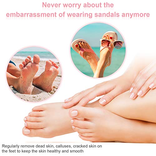 120 Pieces Replacement Sandpaper Discs for Electric Foot File Adjustable Speed Callus Remover Tool Sandpaper Pad Disks Replaceable for Men Women Dead Cracked Hard Skin