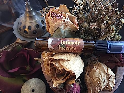 Intimate Incense Eau de Parfum Spray, Cinnamon, Clove, Spikenard, Vanilla, Frankincense, Myrrh, Rose, Handmade Perfume