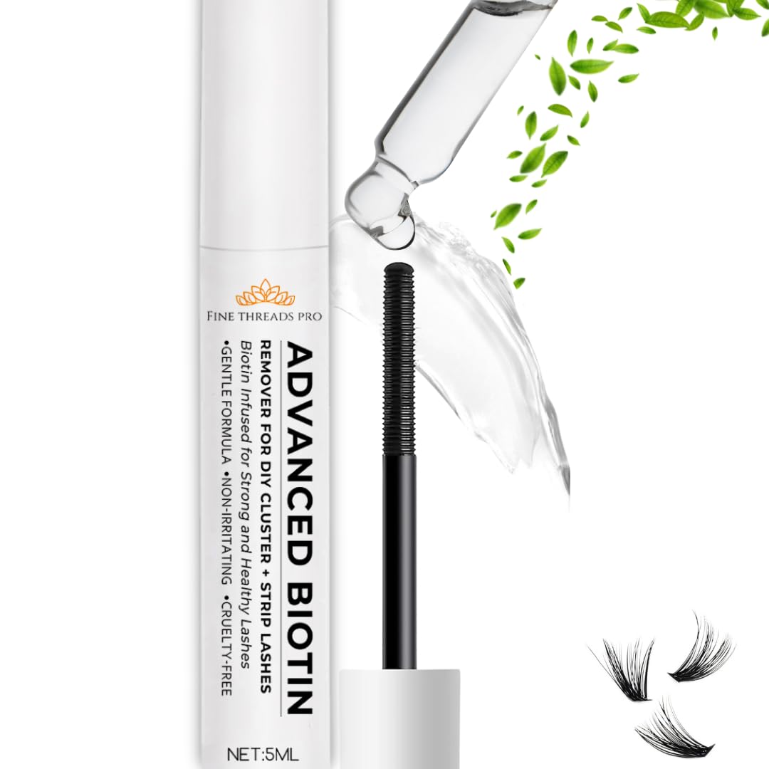 Lash Remover for Cluster Lashes and Extensions - DIY At-Home Adhesive Removal for Eyelash Clusters