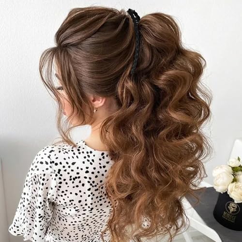 18pcs Banana Clip Hair Clips, Hapdoo Banana Clips for Women Girls Volumizing Ponytail Hair Claw Clip Styling Accessories, 6 Styles