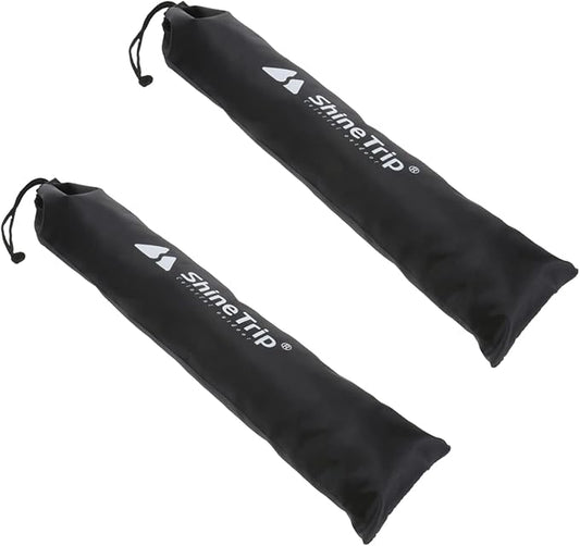 Toddmomy 2PCS Tent Pole Bag Fishing Rod Bag Tent Pole Storage Bag Outdoor Awning Portable Clothesline Hiking Poles Bag Pole Carry Bag Portable Storage Pouch Fishing Rod Pouch Camping Cane