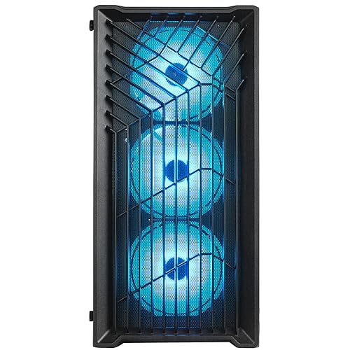 Blackout Computers Gaming Desktop PC Computer, Intel Core i7 3.6 GHz up to 4.0 GHz,AMD Radeon RX 580 8G GDDR5,16GB RAM,1TB NVME SSD, Windows 10 Pro, WiFi, Bluetooth 5.0, VR Ready,RGB Fans x4 (Renewed)