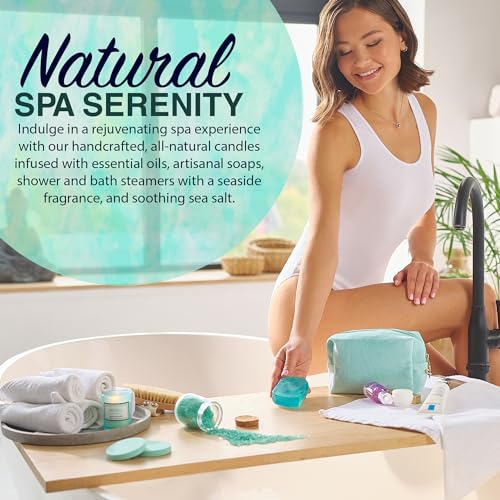 11 Pcs Spa Gift Basket for Women – Luxury Bath Set with Shower Steamers, Water Tumbler, Fuzzy Socks & More – Relaxing Pamper Kit for Birthday, Mother’s Day, Christmas & Self Care Gifts