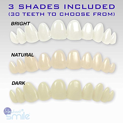 Instant Smile MULTISHADE Patented Temporary Tooth Repair Kit. A Realistic Looking Fix for a Missing or Broken Tooth.