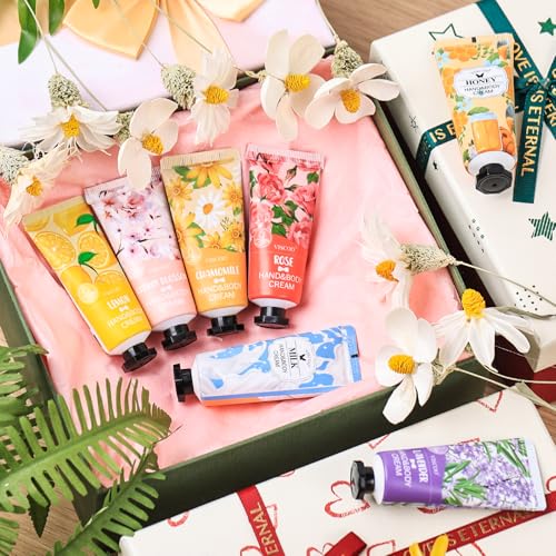 28 Pack Hand Cream Gifts Set for Women, Bulk Hand Lotion for Birthday Gifts for Women, Bridesmaid Gifts, Thank You Gifts, Party Favors, Mini Moisturizing Hand Lotion Travel Size for Dry Cracked Hands