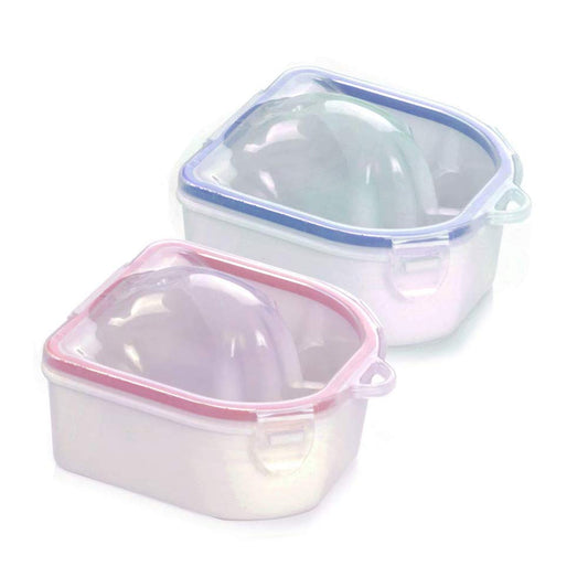 2Pcs Nail Soaking Bowl Soak Off Bowl Manicure Bowl Nail Soaking Tray Soak Off Acrylic Nail Remover Dip Powder Removal Kit Nail P