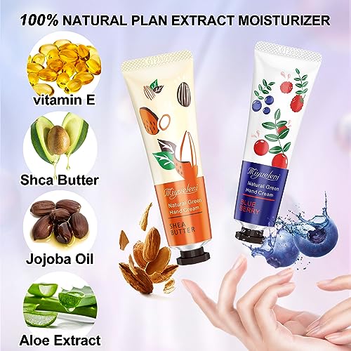 40 Pack Hand Cream Gifts Set- Valentines Day Gifts for Her, Women Gifts Bulk Lotion, Bridesmaid/Teacher Appreciation/Nurse Gifts, bulk gifts for coworkers Travel Size Hand Lotion for Dry Cracked Hands