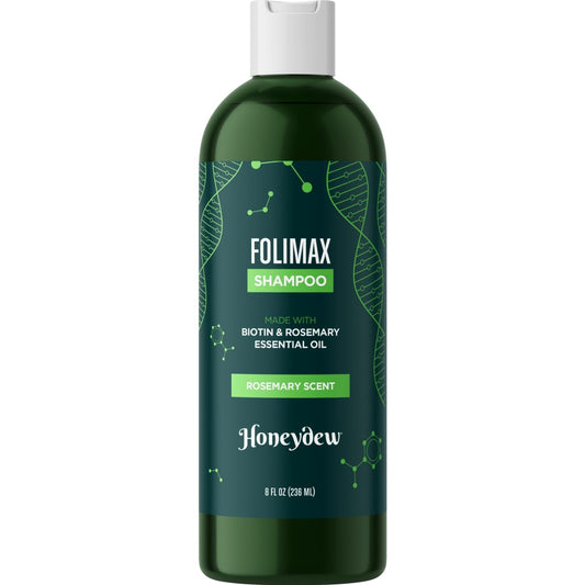 Folimax Biotin Shampoo for Thinning Hair - Thickening Shampoo with Biotin Zinc and Rosemary Oil for Hair Growth - Vegan Sulfate and Paraben Free Volumizing Shampoo for Fine Hair (Rosemary Scent)