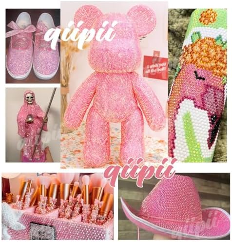 3 Boxes 24 Color 3mm 4mm 5mm Jelly Resin Rhinestones w B7000 Glue for Bedazzling Crafting Flatback Colorful Stones Gems Diamonds Charms for Nails Face Makeup Tumblers Bottles DIY Crafts Clothes