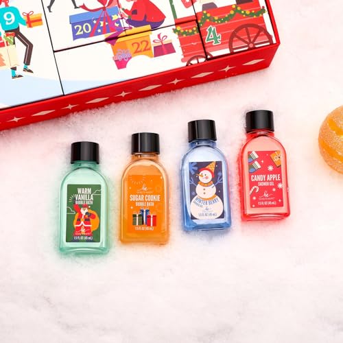 2024 Advent Calendar, New Year Gifts for Women with Hand Cream, Bubble Bath, Body Butter, Necklace, Bracelet, Brooch, Beauty Skincare Bath and Body Gift Set, 24 Days of Holiday Gift