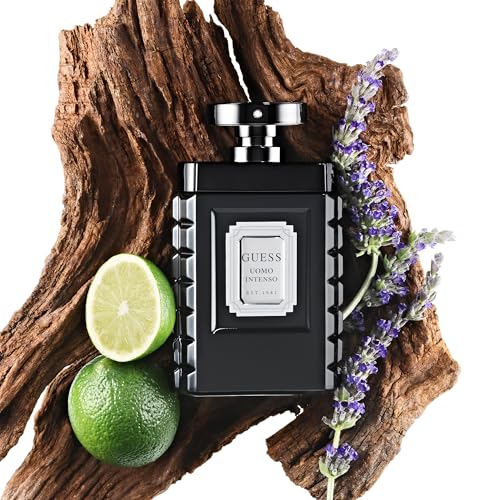 GUESS Uomo Intenso Eau de Parfum Cologne Spray for Men, 3.4 Fl. Oz.