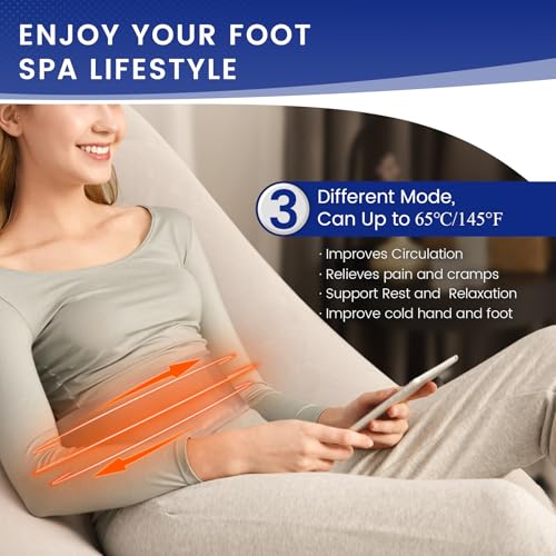 Ionic Foot Bath Detox Machine, Professional Ion Cleanse Dual Ionic Detox Foot Bath Spa Ion Spa Chi Cleanse System for Home USE, 8 Mode Foot Spa Detox, Far Infrared Belt