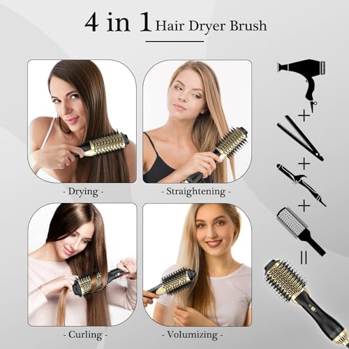 Hair Dryer Brush Blow Dryer Brush in One - One-Step Volumizer Styler and Hot Air Brush - Professional Salon Blow Out Brush for All Hair Type