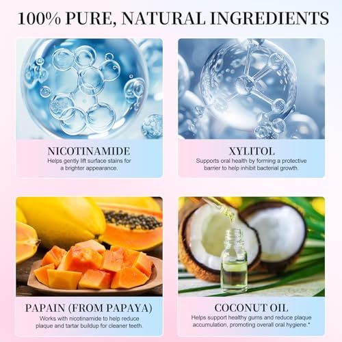 2Pack Niacinamide Whitening Toothpaste,Gum Repair, Effectively Whitens Teeth, Protects Tooth Enamel, Effectively Whitens Teeth, Protects Tooth Enamel,Freshens Breath 24 Hours