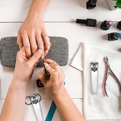 30 Pack Fingernail Clipper Toenail Clippers Pack, Stainless Steel Small Nail Clippers in Bulk,Portable Travel Fingernails for Men Women Homeless Care Package Supplies Bulk