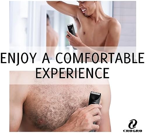 CR8GR8 Professional Guide Comb Fit Cutting Guider for Manscaped 3.0,4 Pack 8 Cutting Lengths from 1/8"-1/2" Inch Fit The Lawn Mower 3.0 Groin Hair Trimmer